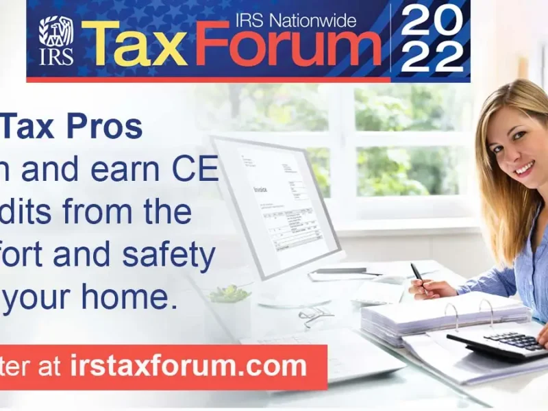 2022 #IRS Nationwide Tax Forum: dates for online seminars are