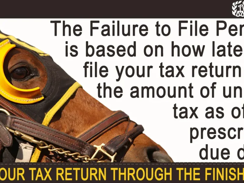 A late-filing penalty is assessed when you owe tax and A late-filing penalty is assessed when you owe tax and