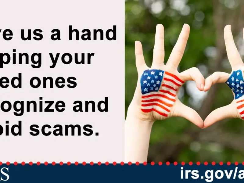 Alert your loved ones: the #IRS will never call to