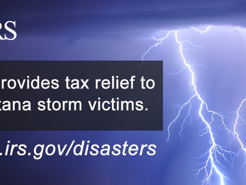 #IRS grants tax relief to victims of severe storms and