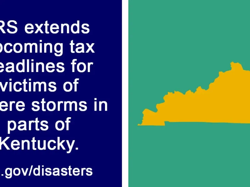 #IRS grants tax relief to victims of severe storms, flooding,