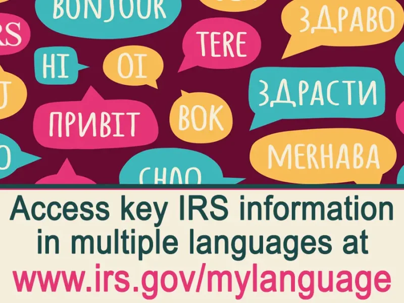 #IRS has helpful information in multiple languages to help you #IRS has helpful information in multiple languages to help you