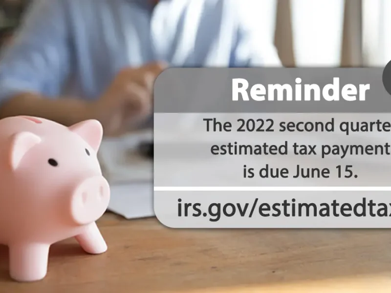 #IRS reminder: Quarterly estimated tax payment due June 15. See: #IRS reminder: Quarterly estimated tax payment due June 15. See: