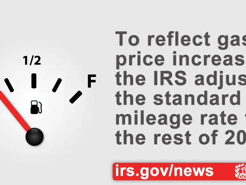 In recognition of recent gasoline price increases, #IRS has adjusted