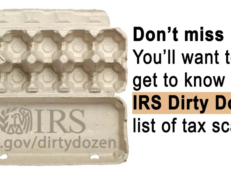 The 2022 #IRS “Dirty Dozen” list focuses on tax scams The 2022 #IRS “Dirty Dozen” list focuses on tax scams