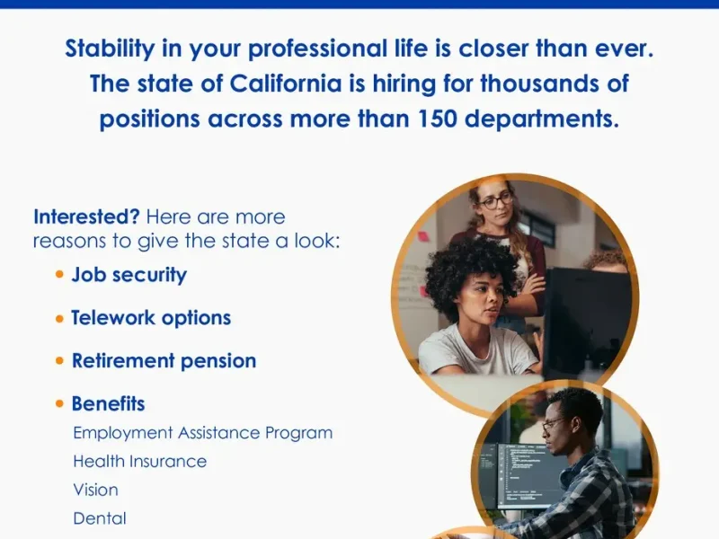 The State of CA is #hiring! Visit to learn more