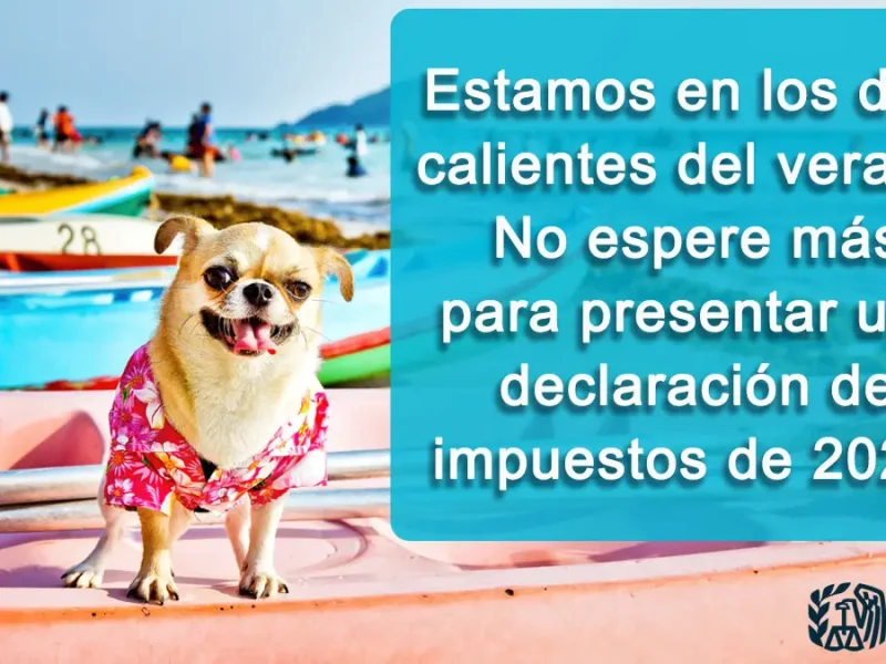 ¿Está esperando para presentar su declaración de impuestos de 2021? ¿Está esperando para presentar su declaración de impuestos de 2021?